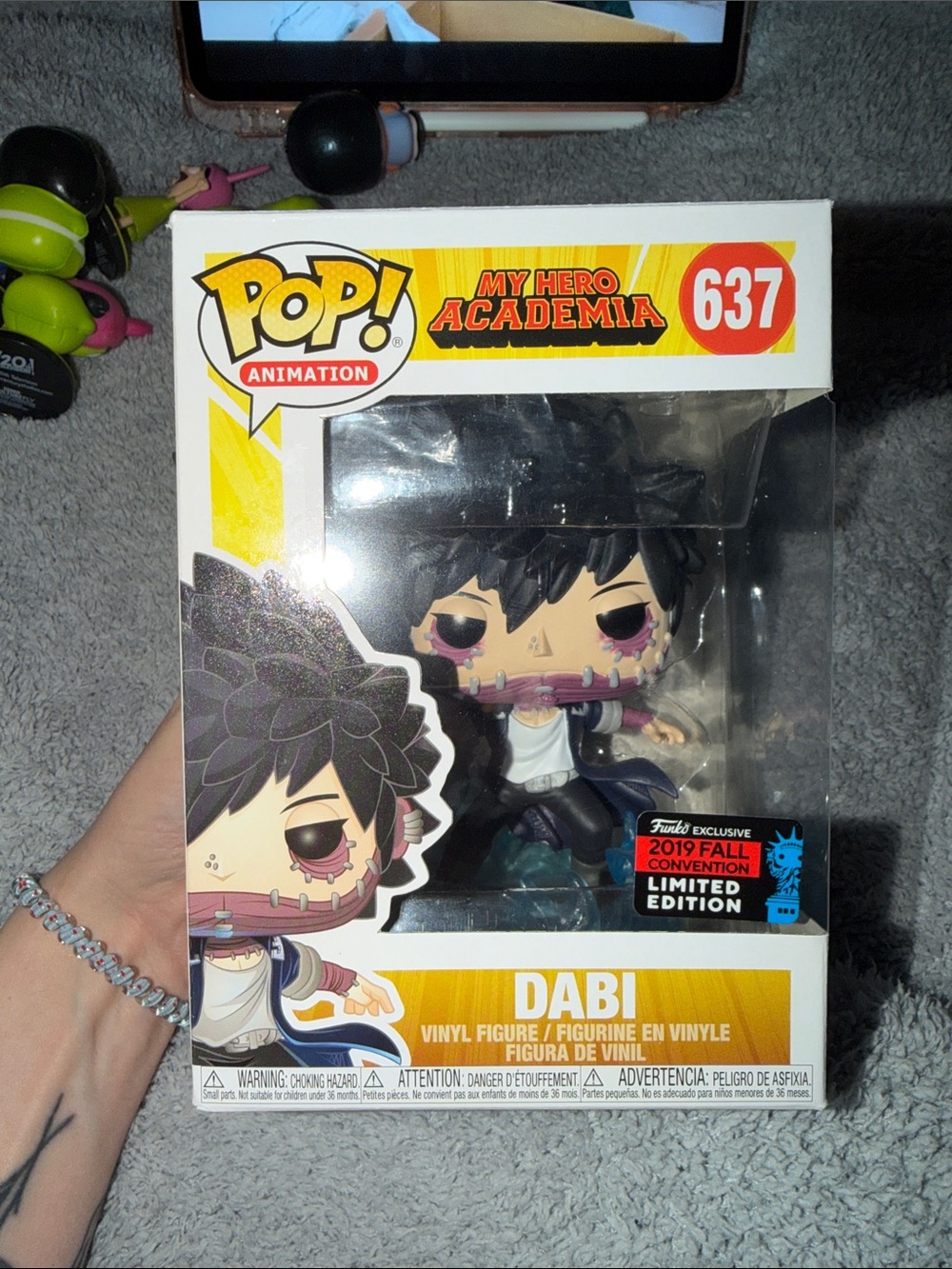 Funko Pop! My Hero Academia Dabi Vinyl Figure - Black, Purple